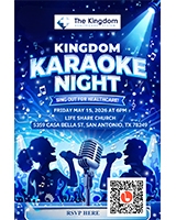 Kingdom Karaoke Night - Sing Out for Healthcare!