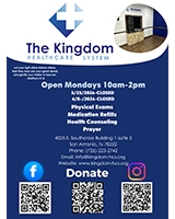 The Kingdom Healthcare System is Open Mondays 10AM–2PM