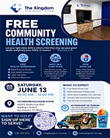 Upcoming Free Community Health Screening Event